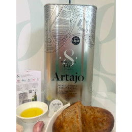 Organic Artajo8 Olive Oil 'Arbequina' 5 litres tin - Basque Oil